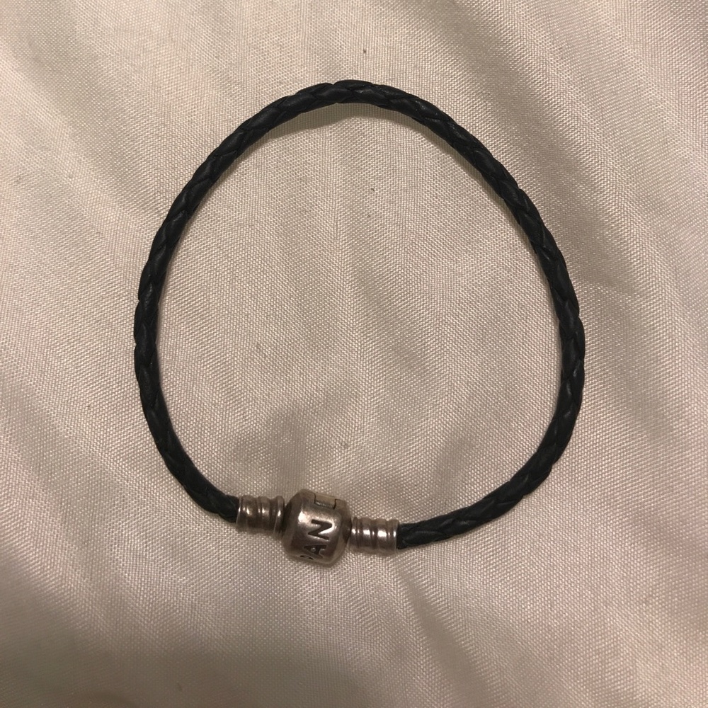 Pandora black charm bracelet